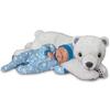 The Ashton-Drake Galleries Brayden and Snowball Lifelike So Truly Real Baby Boy Doll Weighted with Soft RealTouch Vinyl Skin and Plush Polar Bear Friend by Master Doll Artist Violet Parker 17" view 3