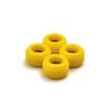 SPITBOARDS Fingerboard Bearing Wheels, CNC Polyurethane, Set of 4, Yellow view 2