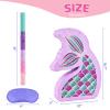 WERNNSAI Mermaid Piata - Mermaid Party Supplies Piata Bundle with Blindfold and Bat for Girls Kids Ocean Theme Birthday Party Game Carnival Activity Decorations (16.7" x 12.2" x 3.1") view 3