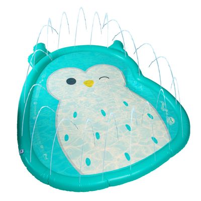 BigMouth x Squishmallows Winston The Owl Splash Pad, Large Sprinkler Pool, Inflatable Outdoor Summer Water Toy for Babies Toddlers & Kids