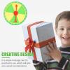 Toyvian Hanging Lottery Turntable 3.93 Inch Plastic Prize Wheel for Party Games Teaching Activity Prop DIY Small Prize Wheel view 4