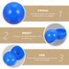 Balls Raffle Balls Bingo Balls with No Number Plastic Hollow Balls 40MM Blue view 4