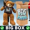 Big Plush Customized Giant 5ft Teddy Bear - Upload Your Photo on T-Shirt Worn by Huge Bear - Upload Your Photo Personalized on T-Shirt - Bear Wears Customized T-Shirt with Your Photo and Text view 4
