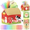 DINORUN Baby Toys 6 to 12 Months - Montessori Tissue Box Toys for Babies 6-12 Months - Infant Newborn Toddlers Sensory Magic Baby Tissue Box Educational High Contrast Toy Development STEM Toy Gift view 1
