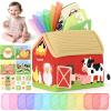 DINORUN Baby Toys 6 to 12 Months - Montessori Tissue Box Toys for Babies 6-12 Months - Infant Newborn Toddlers Sensory Magic Baby Tissue Box Educational High Contrast Toy Development STEM Toy Gift view 3