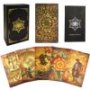 IXIGER Tarot Deck with Guidebook & Box, 78 Tarot Cards Set, Divination Cards for Beginners & Experts (Vintage Glazed Gold) view 1
