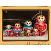 ADIE Russian Nesting Dolls Russian Nesting Dolls Wooden Matryoshka 15-Piece Heart-Shaped Round Belly Matryoshka Dolls Handmade Painted for Wedding Gifts Matryoshka Nesting Dolls (Color : A) view 4
