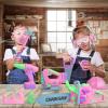 Kids Tool Set for Girls - Toddler Tool Set with Toy Chainsaw, Electric Toy Drill, Pretend Play Construction Tools Toy Gifts for Kids Aged 3 4 5 6 7 view 2