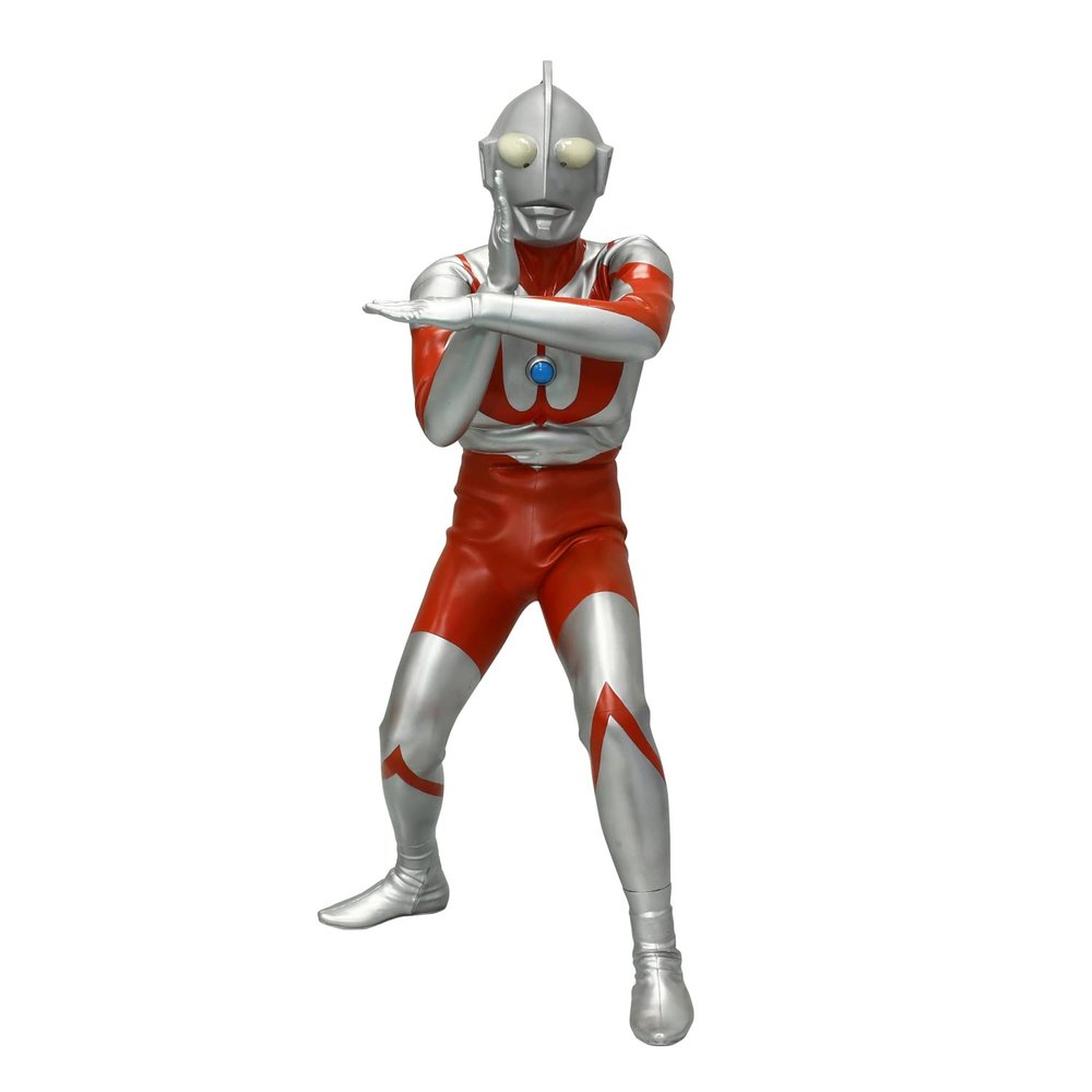 Ultraman 4571587310050 Mega Soft Vinyl Kit, Reprint, Non-scale, Total Height: Approx. 15.4 inches (39 cm), Soft Vinyl, Unpainted Assembly Kit