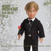 sweet dolly Doll Clothes First Communion Wedding Suit Set Rose Gentleman Outfits Fit American 18 inch Boy Dolls view 3