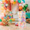 Cheereveal Groovy One Birthday Decorations - 3 PCS Groovy One First Birthday Balloon Boxes with Letter One Daisy Flower for One Groovy Baby Birthday Decorations Girl view 2