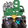 4PCS Glitter 9th Happy Birthday Cake Toppers - view 1