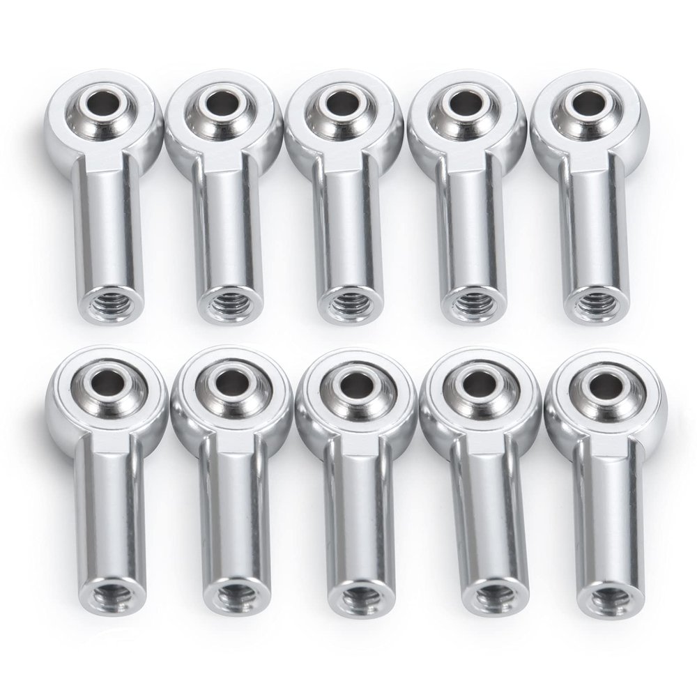 Aluminum Tie Rod End Ball M4 Link Rod Ball Joint Head for Axial Scx10 90046 1/10 RC Car Boat Airplane (10pcs)