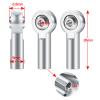 Aluminum Tie Rod End Ball M4 Link Rod Ball Joint Head for Axial Scx10 90046 1/10 RC Car Boat Airplane (10pcs) view 2