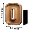 AORCMITN Large Wooden Letter Coin Personalized Piggy Bank for Boys Girls Kids Toddler Adults Money Bank Best Gift for Friends (9.2 Inch-O) view 2