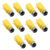 10pcs Geared Motor for and Motor Gear Reduction for Projects Electric Toys and Robotics Power Supply view 1