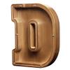 AORCMITN Large Wooden Letter Coin Personalized Piggy Bank for Boys Girls Kids Toddler Adults Money Bank Best Gift for Friends (9.2 Inch-D) view 1