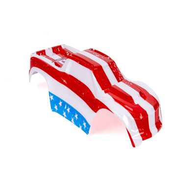 Custom Body USA Flag Style Compatible for V1 Traxxas Maxx 1/10 4X4 4WD Truck Shell Cover(Truck not Included) MX-F-01