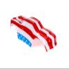 Custom Body USA Flag Style Compatible for V1 Traxxas Maxx 1/10 4X4 4WD Truck Shell Cover(Truck not Included) MX-F-01 view 1