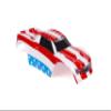 Custom Body USA Flag Style Compatible for V1 Traxxas Maxx 1/10 4X4 4WD Truck Shell Cover(Truck not Included) MX-F-01 view 3