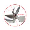 RC Boat Propeller CNC 3-Blades 6.35mm 1/4" 70mm Prop P1.4 for Gasoline Nitro RC Speedboat Oval Vee Boat view 2