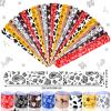 Sosation 48 Pack Western Party Slap Bracelets Cowboy Cowgirl Bracelets Horse Wristbands for Western Themed Parties Birthday Party Favors Supplies Decorations, 8 Styles view 2