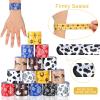 Sosation 48 Pack Western Party Slap Bracelets Cowboy Cowgirl Bracelets Horse Wristbands for Western Themed Parties Birthday Party Favors Supplies Decorations, 8 Styles view 4