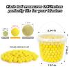 500 Rounds Refill Pack Balls Ammo Bulk Compatible with Nerf Rival Gun, TiopLior Yellow Foam Bullet Ball Replacement Refill Pack for Rival Blasters & Toy Blasters Gun(HIR, High-Impact Rounds) view 2
