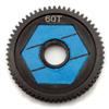 Hard Steel Spur Gear with Slipper Pads 60T 0.5M for Losi 1/18 Mini-T 2.0 Mini-B LOS212016 view 1