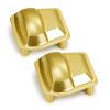 Brass Diff Cover 2Pcs Front Rear Axle Housing Cover for 1/6 RC Crawler Car Axial SCX6 AXI05000 Upgrade Parts view 1