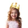 Ipetboom Birthday King Crown Hat - 1pc Golden Birthday King Felt Gold Hats Boy Girl Crowns for Kids Party Favors Cosplay and Celebrations view 1