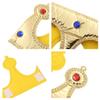 Ipetboom Birthday King Crown Hat - 1pc Golden Birthday King Felt Gold Hats Boy Girl Crowns for Kids Party Favors Cosplay and Celebrations view 4