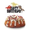 1 Pack Horse Birthday Cake Decorations Pony Birthday Cake Topper Horse Cupcake Toppers Equestrian Horse Theme Cupcake Toppers for Kentucky Derby Horse Party Supplies view 1