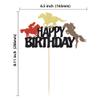 1 Pack Horse Birthday Cake Decorations Pony Birthday Cake Topper Horse Cupcake Toppers Equestrian Horse Theme Cupcake Toppers for Kentucky Derby Horse Party Supplies view 2