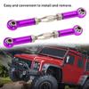 6Pcs Aluminum Alloy Adjust Push RodsTurnbuckle Rod Linkage Accessories with 1/10 RC Truggy Karts for RC Car for Models (Purper), RC Car Push Rod, RC Car Push Rod, 6Pcs Aluminum Alloy Adjust P view 3