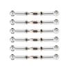 6Pcs Aluminum Alloy adjust Push RodsTurnbuckle Rod Linkage Accessories with 1/10 RC Truggy karts for RC Car for models (zilver) , RC Car Push Rod , RC Car Push Rod , 6Pcs Aluminum Alloy adjust P view 1