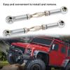 6Pcs Aluminum Alloy adjust Push RodsTurnbuckle Rod Linkage Accessories with 1/10 RC Truggy karts for RC Car for models (zilver) , RC Car Push Rod , RC Car Push Rod , 6Pcs Aluminum Alloy adjust P view 3