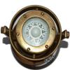 Sailor Nautical Brass Antique Binnacle Compass & Dollond London Telescope in Leather Case view 3