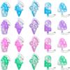 20Pcs Pop Keychain Fidget Toys Pop Ice Cream Fidget Toys Relieve Anxiety Stress Hand Office Desk Toys for Kids Adults view 1