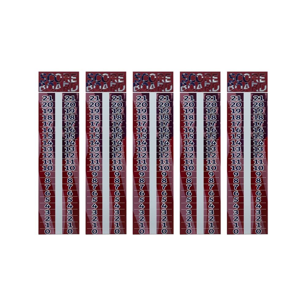 5 pack - Cornhole Scoreboard/Score Keeper Sign/Horseshoe Score/Score/Bean Bag Toss (Flag)