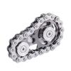 Bike Chain Gear Fidget Spinner, Metal Sprocket Chain Fidget Toy Stress Anxiety Relief Fidget Toy Finger Spinning Toy, Stainless Steel Mechanics W/Smooth Bearings EDC Novelty Toy Gift for Teen Boys view 1