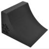 Teak Tuning Fingerboard Quarter Pipe - 4 x 4 x 2.25 - Black Colorway view 1