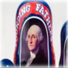 Golden Cockerel Founding Fathers Nesting Doll 8"/7pc Washington Jefferson Hamilton Franklin Adams Madison Hancock view 2