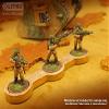 LITKO One Inch Coherency Tray, 3-Figure Line Formation, 25mm Circle Bases Compatible with Warhammer view 2