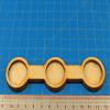 LITKO One Inch Coherency Tray, 3-Figure Line Formation, 25mm Circle Bases Compatible with Warhammer view 4