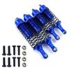 HTLNUZD Aluminum Front Rear Big Bore Shocks Absorber 4 Pcs Assembled Full Metal, for RC 1/10 Traxxas Slash 4x4 4WD Rustler Stampede Replacement of Parts 5862 view 1