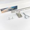 WDTMEEZU Fingerboard Round Rail Professional Prop for Finger Skateboard Made of Metal 10" Long view 2