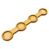 LITKO One Inch Coherency Tray, 4-Figure Line Formation, 25mm Circle Bases Compatible with Warhammer view 1