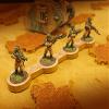 LITKO One Inch Coherency Tray, 4-Figure Line Formation, 25mm Circle Bases Compatible with Warhammer view 2