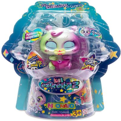 Nerlie Ksimerito Neonate Kosmiko Pink & Blue Estrella2 Star Babies - includes 2 Babies (1 Visible, 1 Hidden) by Distroller